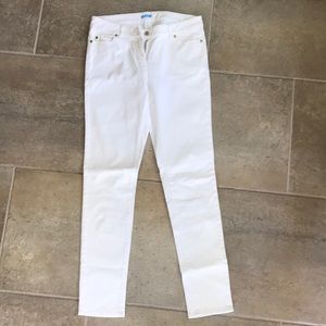 J.  McLaughlin white stretch jeans